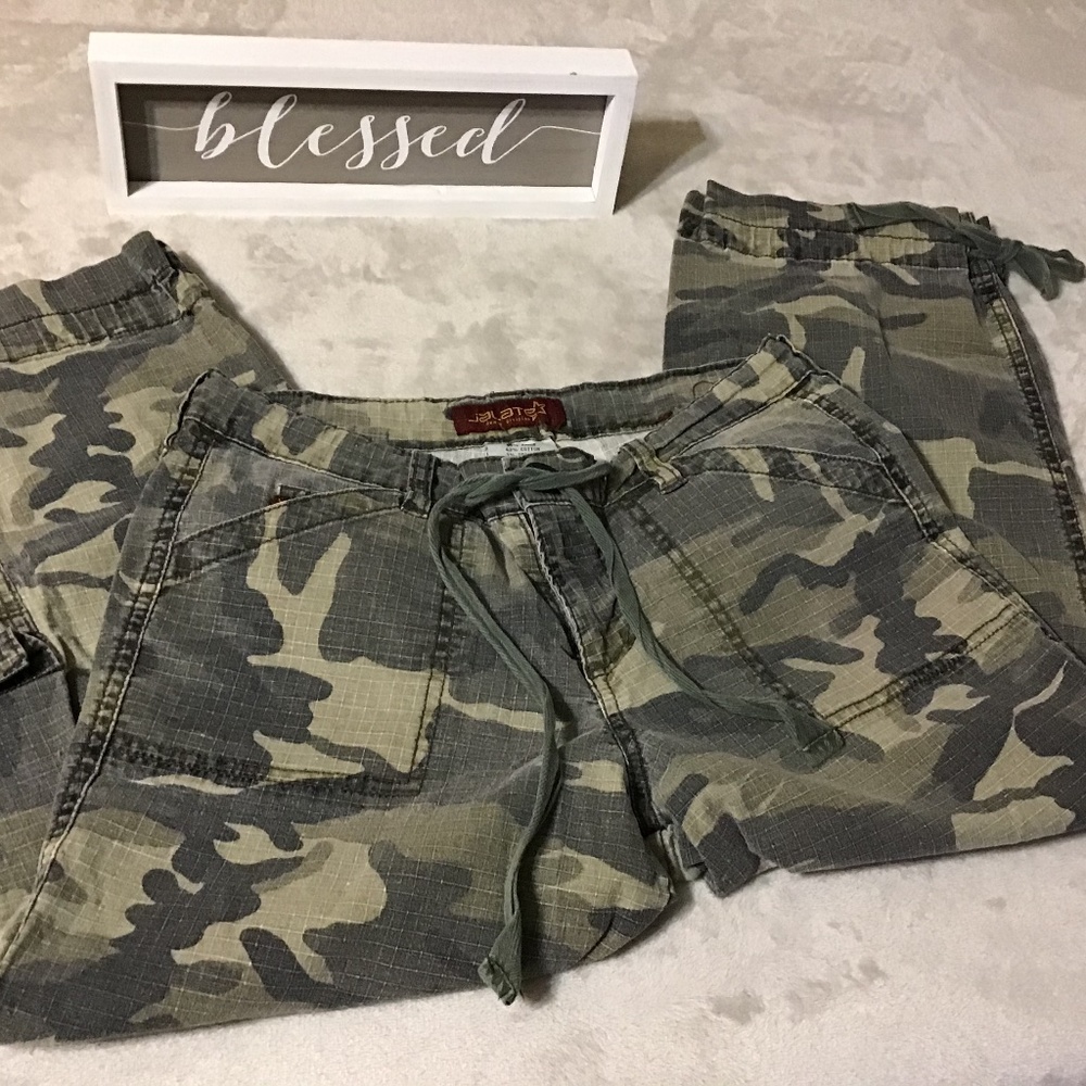 Camo Crop Jeans
